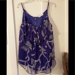 EUC SILK Rebecca Taylor sleeveless blouse